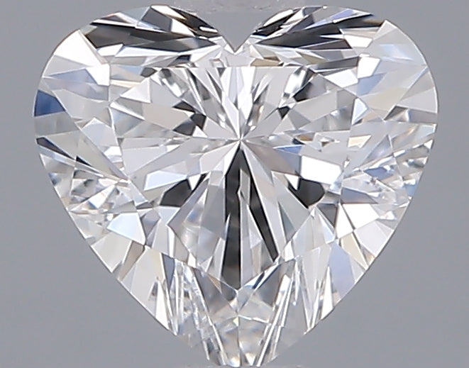 1.06 Carat Heart Shaped, Ideal Cut, D Color, VVS2 Clarity, IGI Certified Lab Grown Diamond