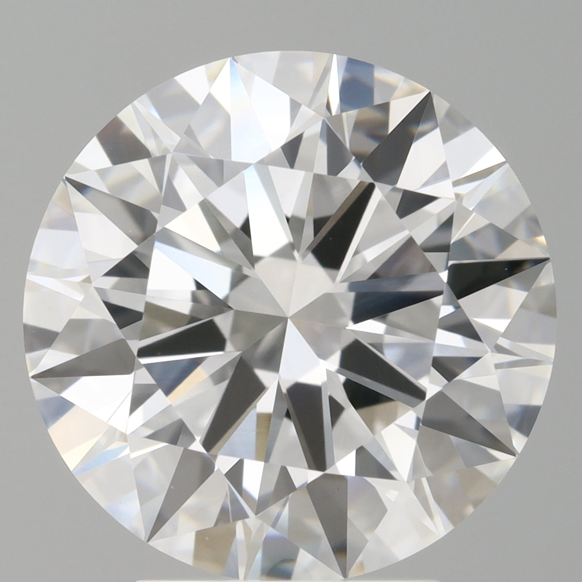 4.05 Carat Round Shaped, Ideal Cut, E Color, VVS2 Clarity, IGI Certified Lab Grown Diamond
