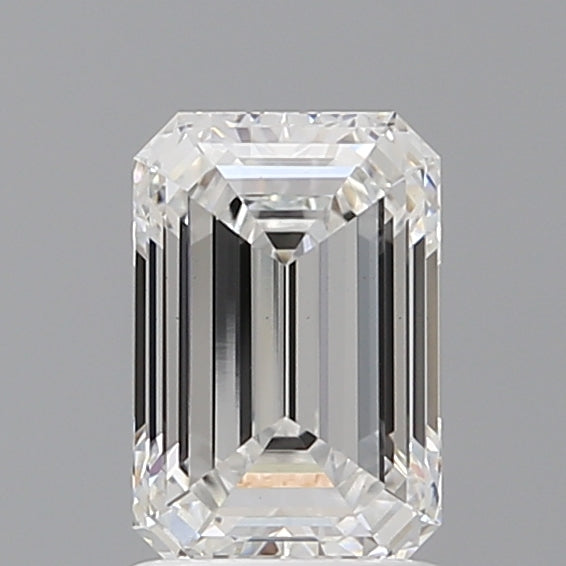 1.53 Carat Emerald Shaped, Ideal Cut, E Color, VS1 Clarity, IGI Certified Lab Grown Diamond
