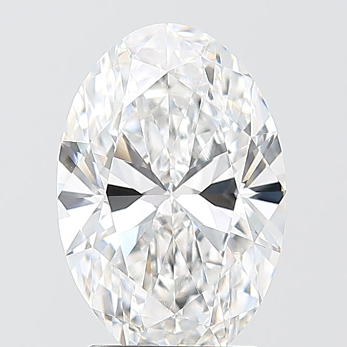 2.09 Carat Oval Shaped, Ideal Cut, D Color, VVS2 Clarity, IGI Certified Lab Grown Diamond