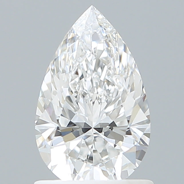 1.05 Carat Pear Shaped, Ideal Cut, D Color, VVS2 Clarity, IGI Certified Lab Grown Diamond