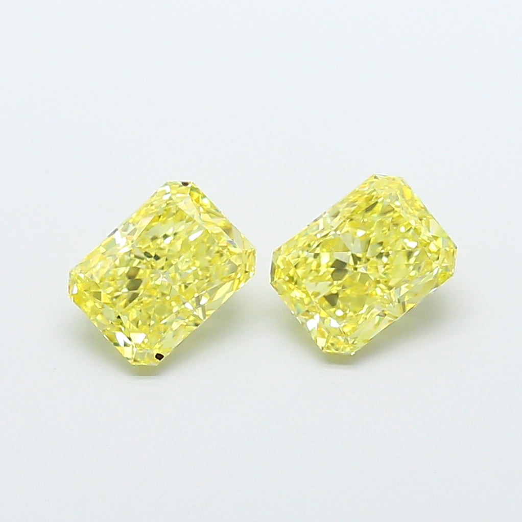 1.53 Carat Radiant Shaped, Excellent Cut, VVS2 Clarity, IGI Certified Lab Grown Diamond
