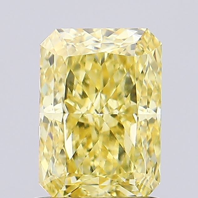 1.37 Carat Radiant Shaped, Excellent Cut, VVS2 Clarity, IGI Certified Lab Grown Diamond