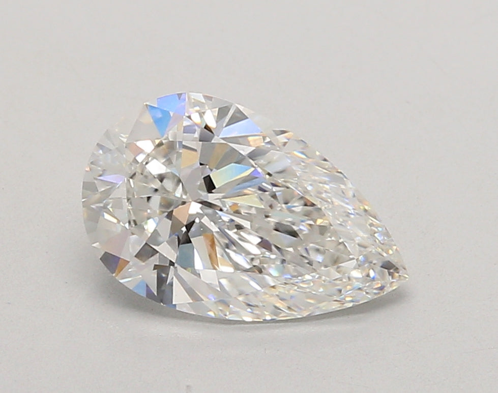 2.05 Carat Pear Shaped, Ideal Cut, E Color, VVS1 Clarity, IGI Certified Lab Grown Diamond