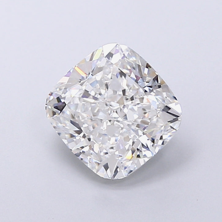 3.20 Carat Cushion Shaped, Very Good Cut, D Color, VS1 Clarity, IGI Certified Lab Grown Diamond