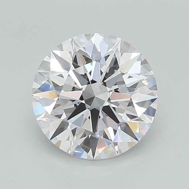 2.03 Carat Round Shaped, Ideal Cut, D Color, VVS2 Clarity, IGI Certified Lab Grown Diamond