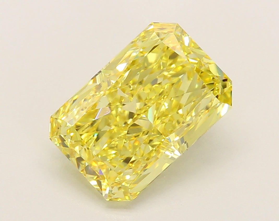 4.05 Carat Radiant Shaped, Ideal Cut, VS1 Clarity, IGI Certified Lab Grown Diamond