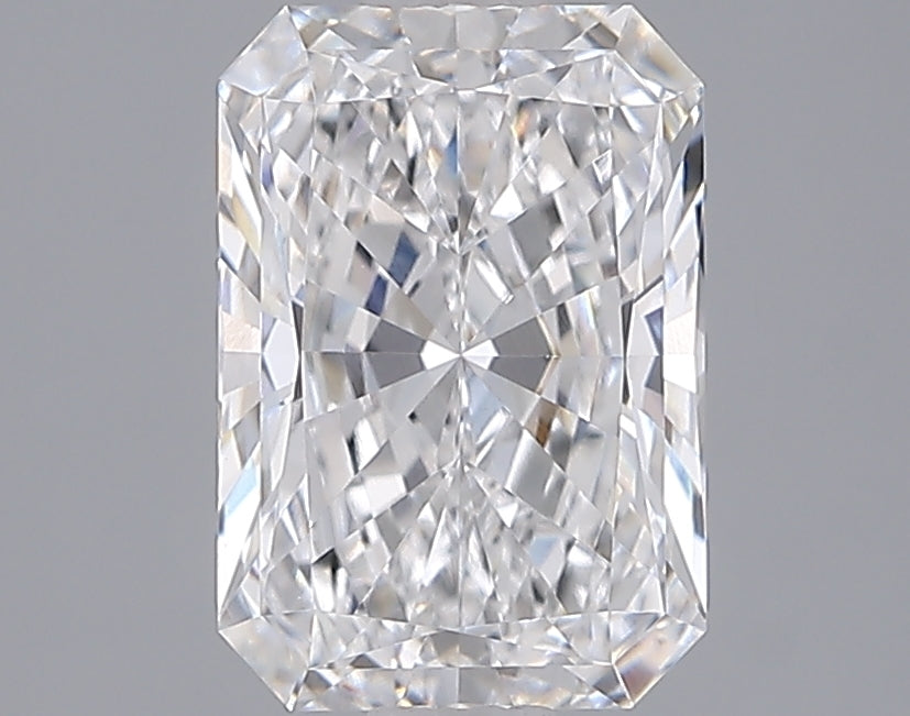 2.02 Carat Radiant Shaped, Ideal Cut, E Color, VVS2 Clarity, IGI Certified Lab Grown Diamond