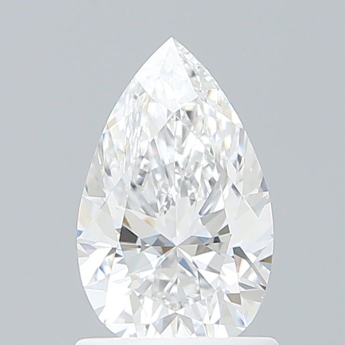 1.10 Carat Pear Shaped, Excellent Cut, D Color, VVS2 Clarity, IGI Certified Lab Grown Diamond