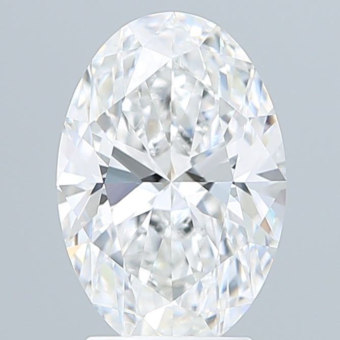 3.08 Carat Oval Shaped, Ideal Cut, E Color, VVS2 Clarity, IGI Certified Lab Grown Diamond