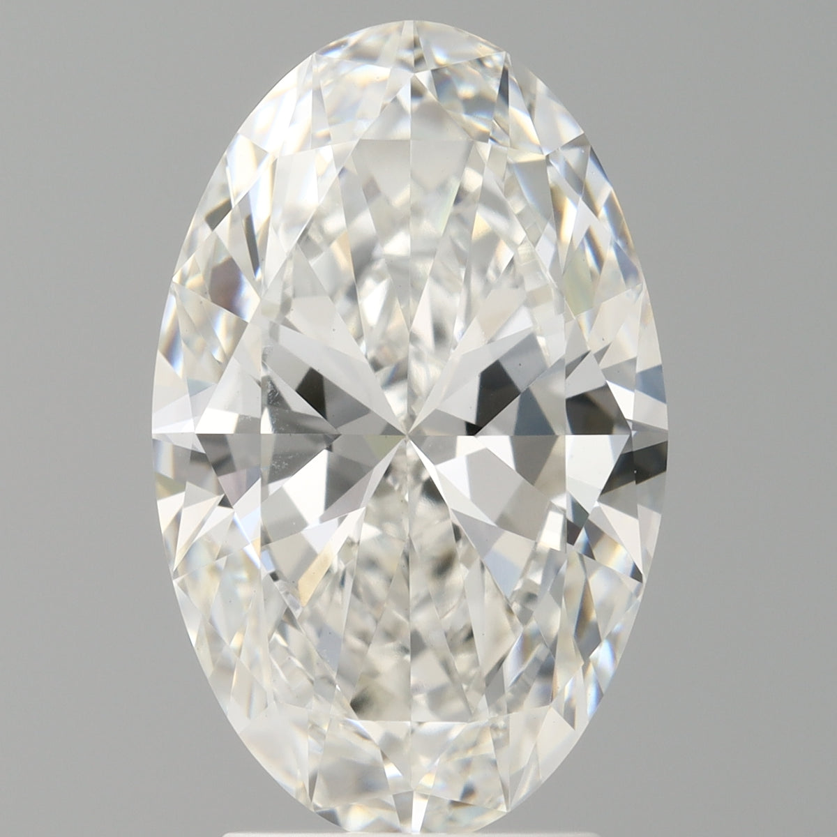 3.07 Carat Oval Shaped, Ideal Cut, F Color, VVS2 Clarity, IGI Certified Lab Grown Diamond