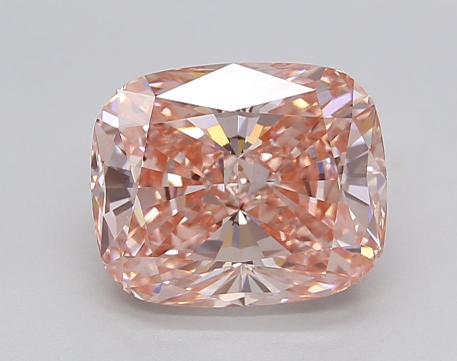 2.77 Carat Elongated Cushion Shaped, Ideal Cut, VS1 Clarity, IGI Certified Lab Grown Diamond