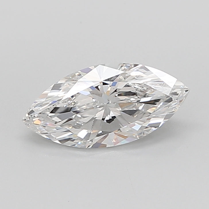 2.50 Carat Marquise Shaped, Ideal Cut, E Color, VS1 Clarity, IGI Certified Lab Grown Diamond