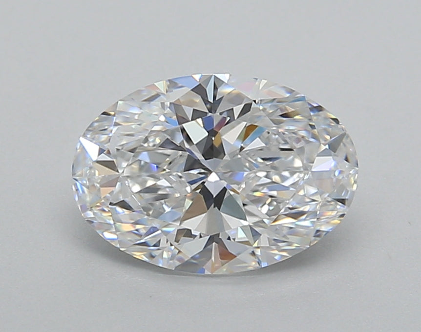 1.51 Carat Oval Shaped, Excellent Cut, D Color, VVS1 Clarity, IGI Certified Lab Grown Diamond