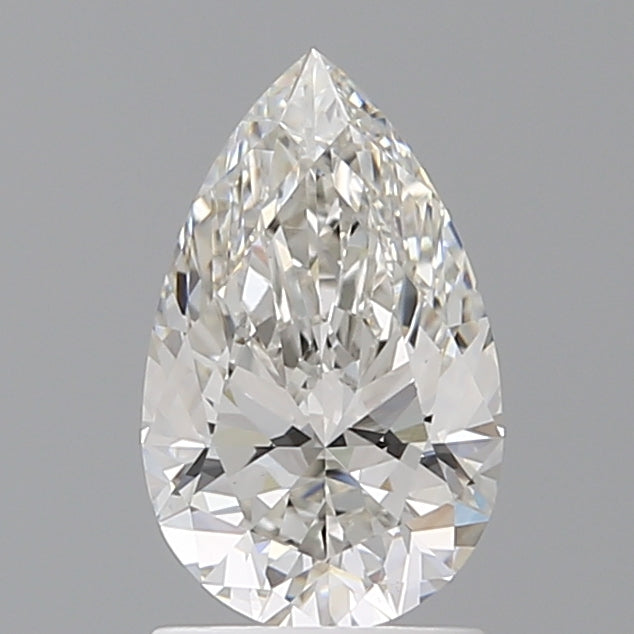 1.58 Carat Pear Shaped, Ideal Cut, F Color, VVS2 Clarity, IGI Certified Lab Grown Diamond