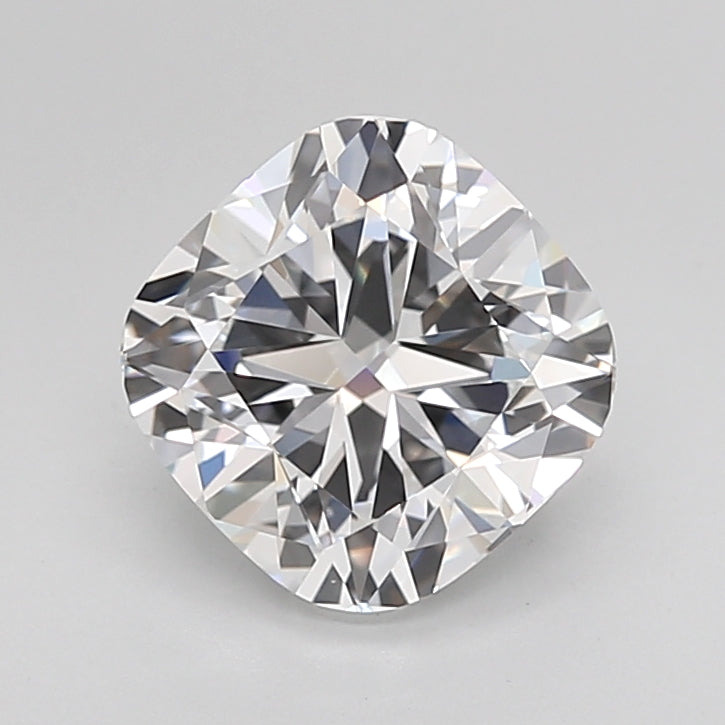 2.16 Carat Cushion Shaped, Ideal Cut, D Color, VVS1 Clarity, IGI Certified Lab Grown Diamond