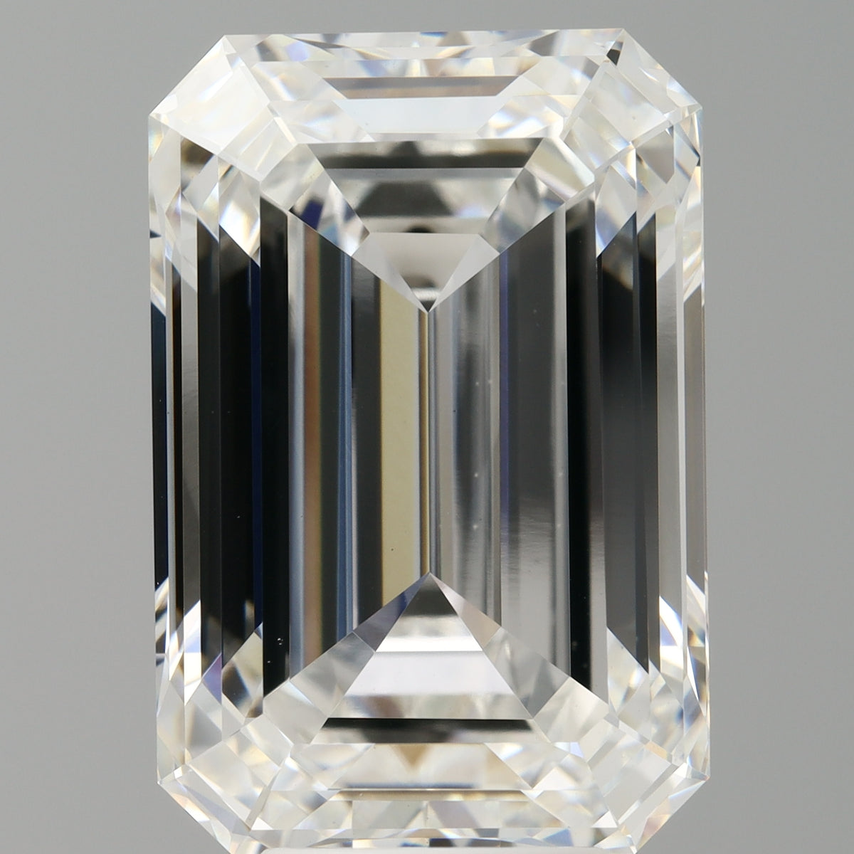 8.04 Carat Emerald Shaped, Ideal Cut, F Color, VVS2 Clarity, IGI Certified Lab Grown Diamond