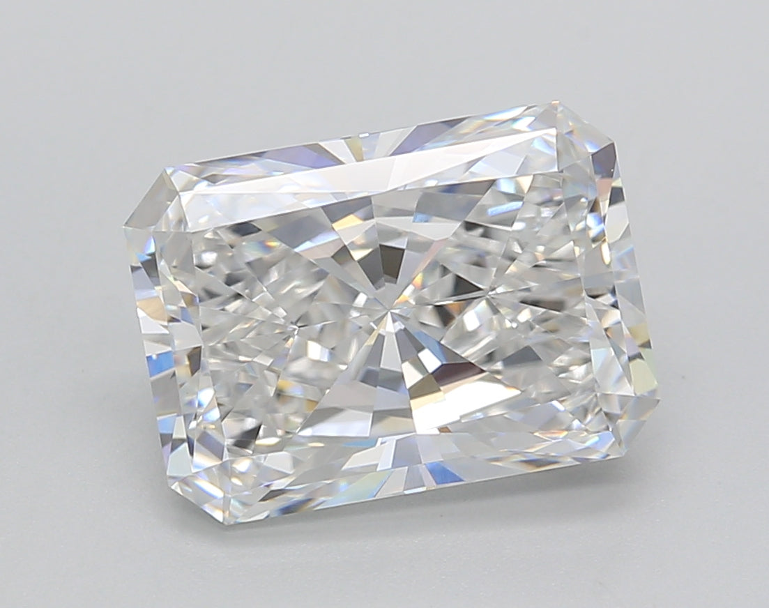 4.02 Carat Radiant Shaped, Ideal Cut, E Color, VS1 Clarity, GIA Certified Lab Grown Diamond
