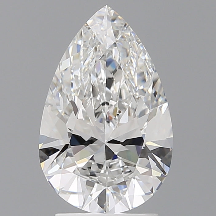 2.50 Carat Pear Shaped, Excellent Cut, E Color, VVS2 Clarity, IGI Certified Lab Grown Diamond