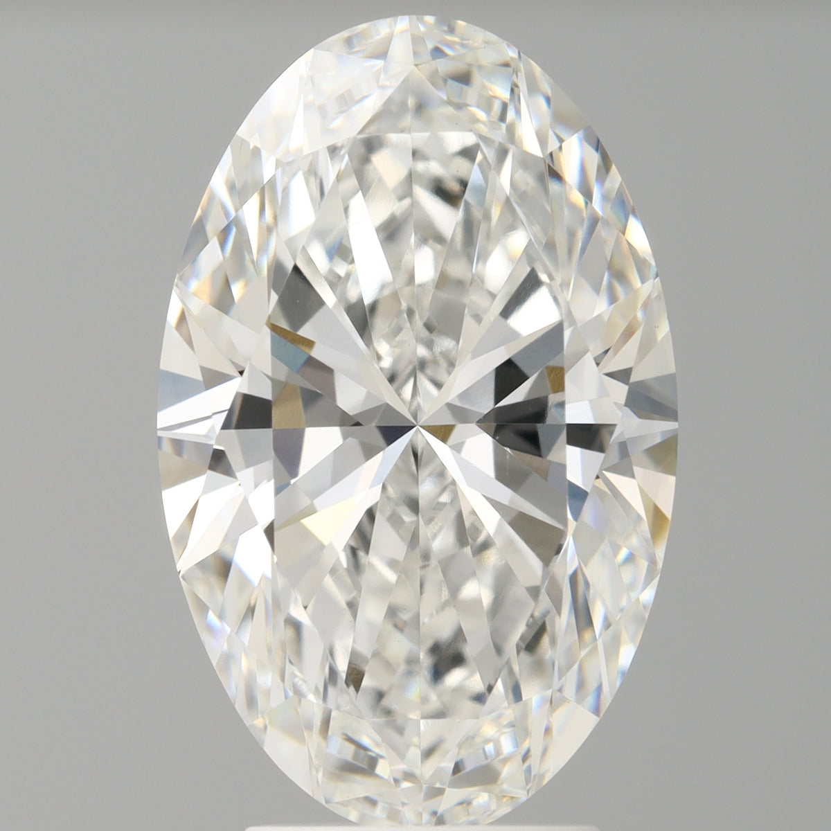 4.09 Carat Oval Shaped, Ideal Cut, F Color, VVS2 Clarity, IGI Certified Lab Grown Diamond