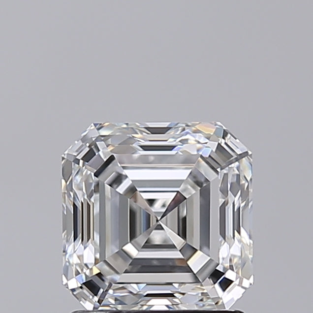 1.52 Carat Asscher Shaped, Excellent Cut, F Color, VVS1 Clarity, IGI Certified Lab Grown Diamond