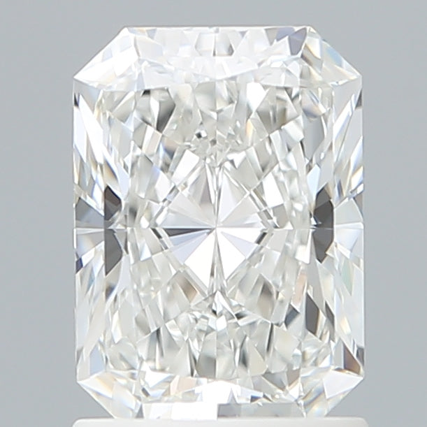 1.51 Carat Radiant Shaped, Ideal Cut, E Color, VVS1 Clarity, IGI Certified Lab Grown Diamond