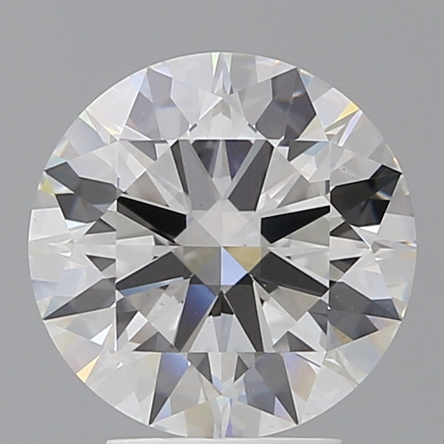 3.56 Carat Round Shaped, Ideal Cut, E Color, VVS2 Clarity, IGI Certified Lab Grown Diamond