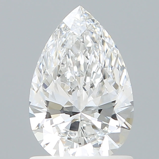 1.08 Carat Pear Shaped, Ideal Cut, D Color, VVS1 Clarity, IGI Certified Lab Grown Diamond