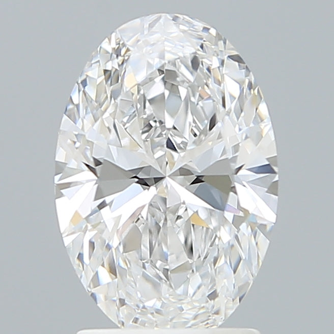2.10 Carat Oval Shaped, Ideal Cut, D Color, VVS2 Clarity, IGI Certified Lab Grown Diamond