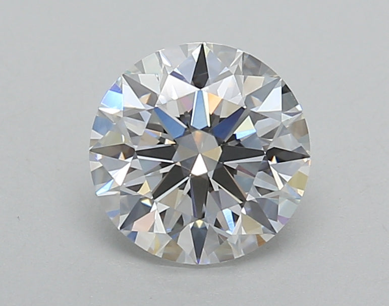 1.26 Carat Round Shaped, Ideal Cut, D Color, VVS2 Clarity, IGI Certified Lab Grown Diamond