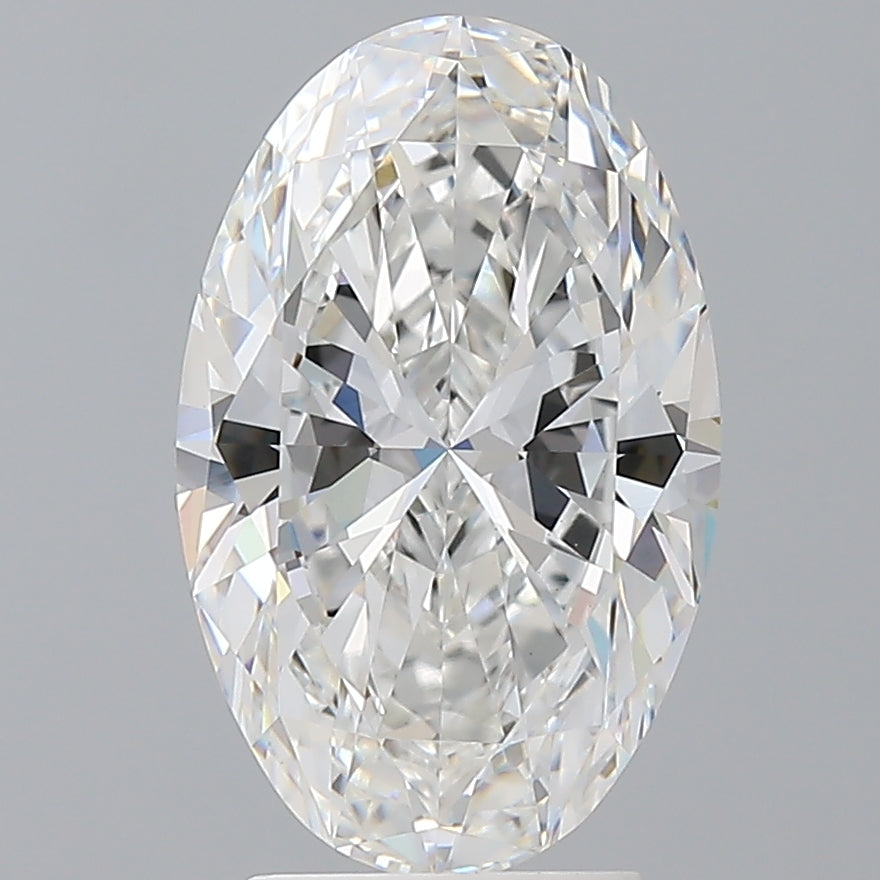 3.53 Carat Oval Shaped, Ideal Cut, E Color, VVS2 Clarity, IGI Certified Lab Grown Diamond