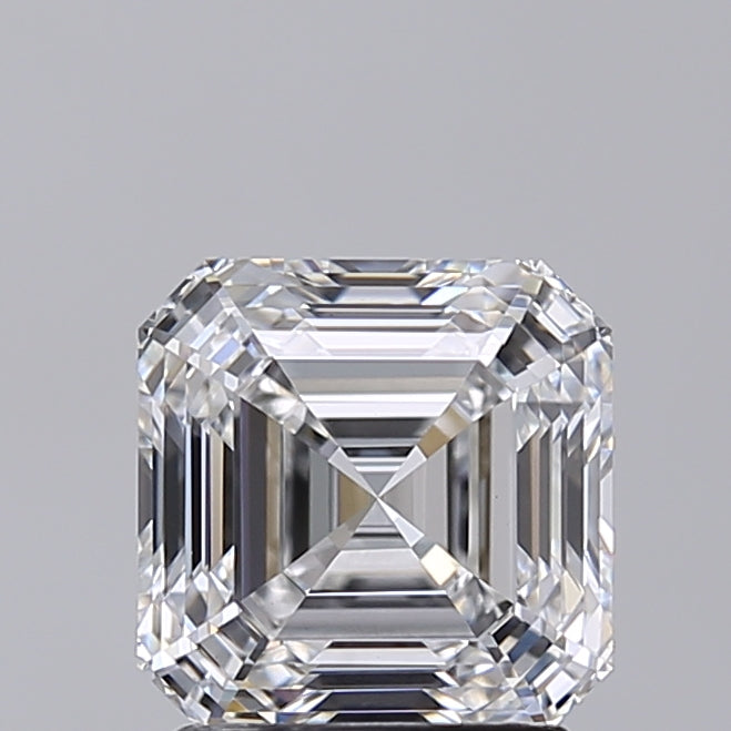 2.02 Carat Asscher Shaped, Very Good Cut, E Color, VVS2 Clarity, IGI Certified Lab Grown Diamond
