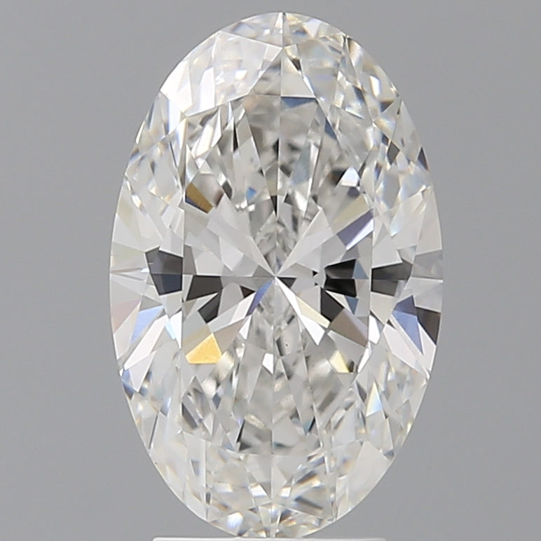 3.58 Carat Oval Shaped, Ideal Cut, E Color, VS1 Clarity, IGI Certified Lab Grown Diamond