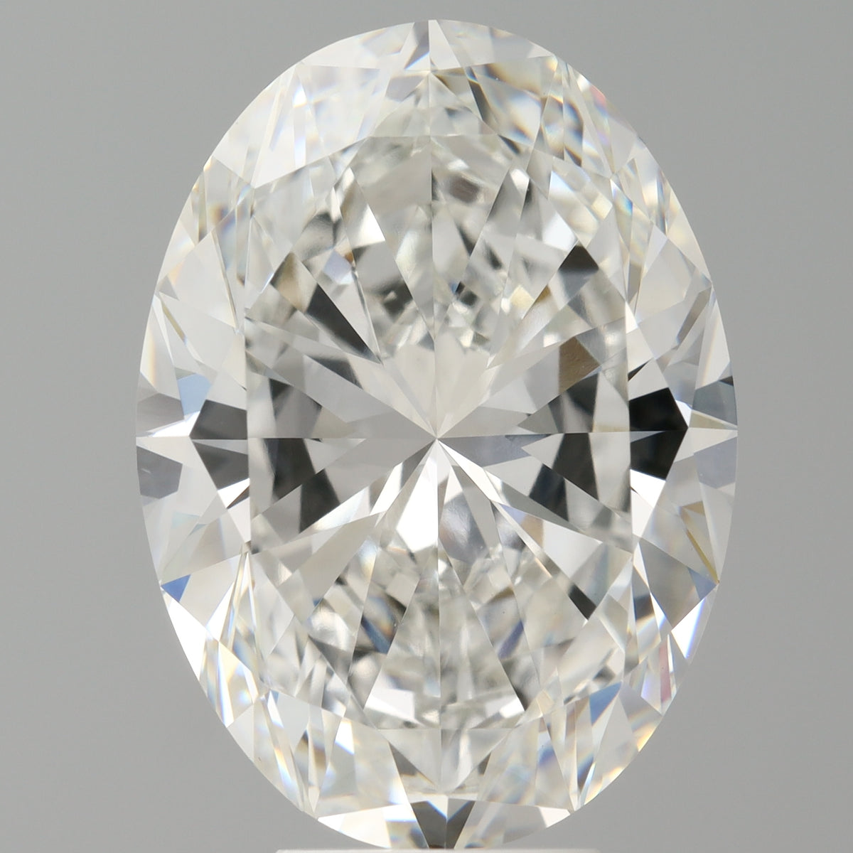 7.54 Carat Oval Shaped, Ideal Cut, F Color, VVS2 Clarity, IGI Certified Lab Grown Diamond