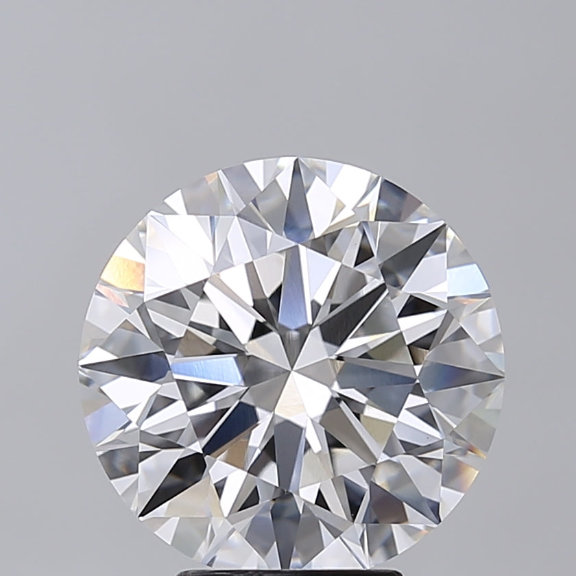 5.02 Carat Round Shaped, Ideal Cut, E Color, VVS2 Clarity, IGI Certified Lab Grown Diamond