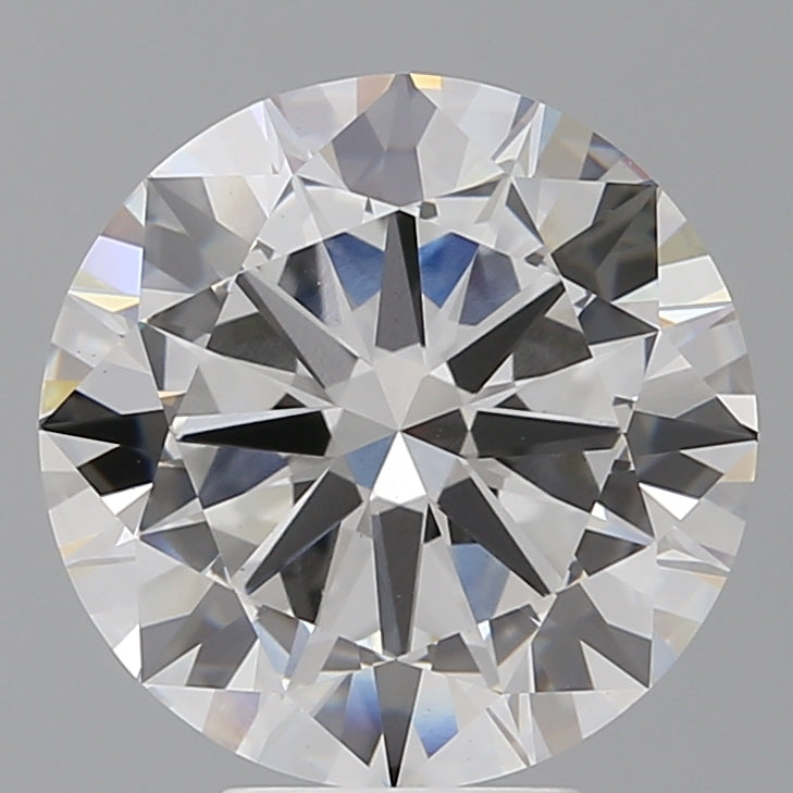 6.02 Carat Round Shaped, Excellent Cut, F Color, VS1 Clarity, IGI Certified Lab Grown Diamond