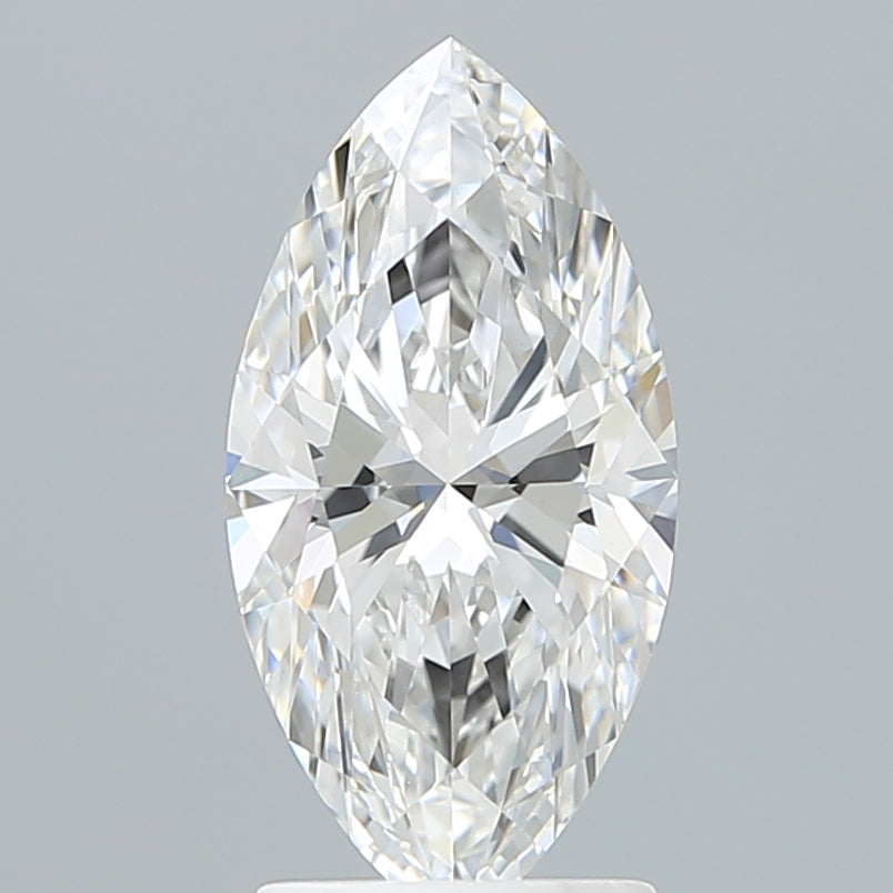 2.10 Carat Marquise Shaped, Ideal Cut, E Color, VVS2 Clarity, IGI Certified Lab Grown Diamond