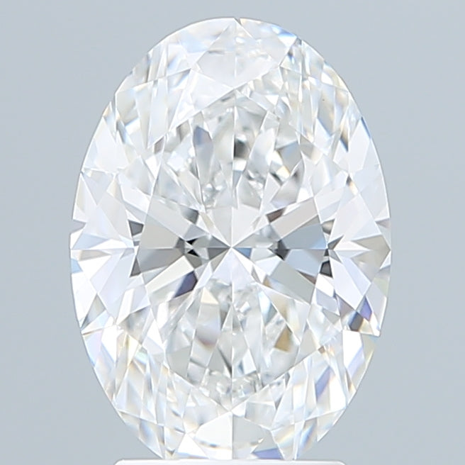 3.03 Carat Oval Shaped, Ideal Cut, E Color, VVS2 Clarity, IGI Certified Lab Grown Diamond
