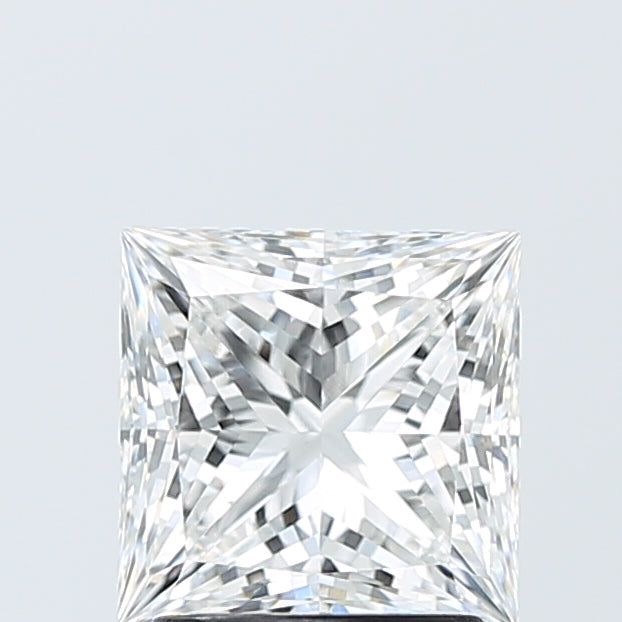 2.04 Carat Princess Shaped, Ideal Cut, D Color, VVS2 Clarity, IGI Certified Lab Grown Diamond