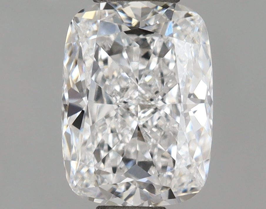 1.09 Carat Cushion Shaped, Ideal Cut, D Color, VVS2 Clarity, IGI Certified Lab Grown Diamond