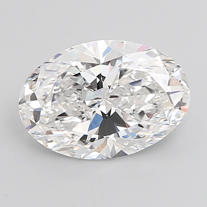4.07 Carat Oval Shaped, Ideal Cut, D Color, VVS2 Clarity, IGI Certified Lab Grown Diamond