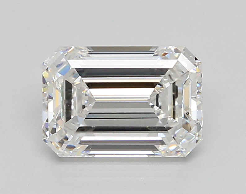 2.03 Carat Emerald Shaped, Ideal Cut, E Color, VVS1 Clarity, IGI Certified Lab Grown Diamond