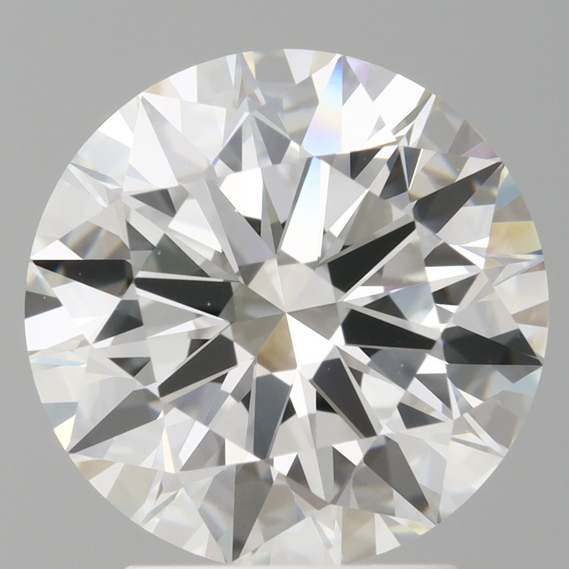 3.05 Carat Round Shaped, Ideal Cut, E Color, VVS2 Clarity, IGI Certified Lab Grown Diamond