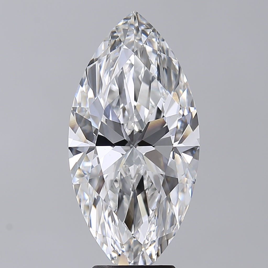 5.02 Carat Marquise Shaped, Excellent Cut, E Color, VS1 Clarity, IGI Certified Lab Grown Diamond
