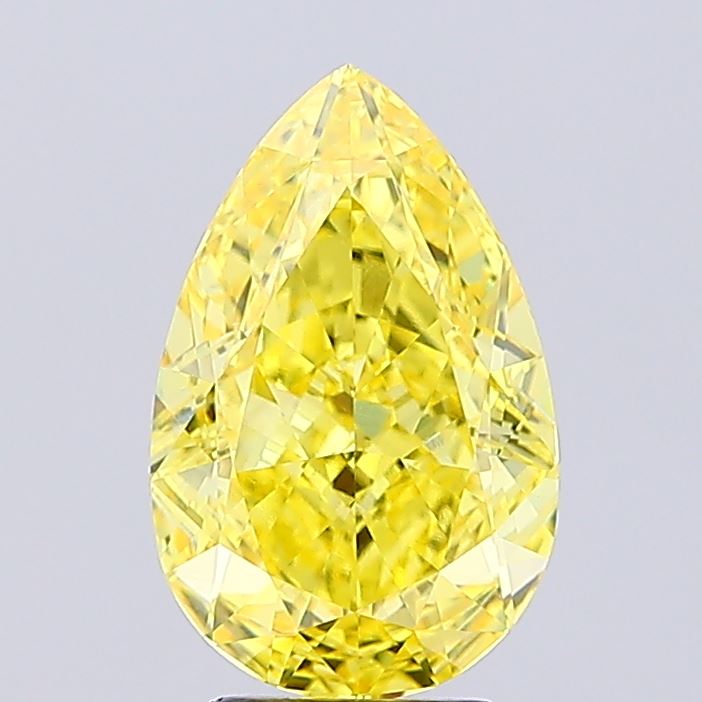 4.25 Carat Pear Shaped, Ideal Cut, VVS2 Clarity, IGI Certified Lab Grown Diamond
