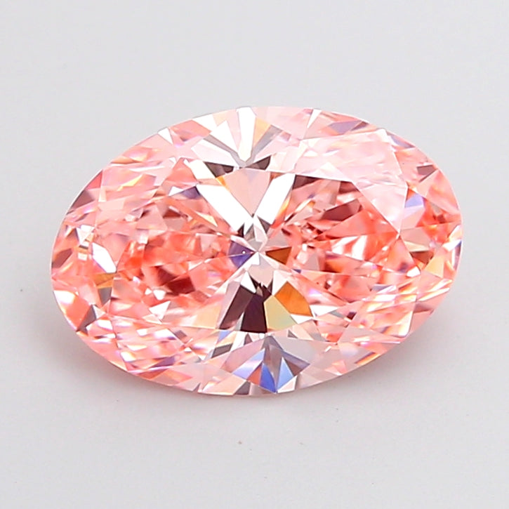 3.00 Carat Oval Shaped, Ideal Cut, VVS2 Clarity, IGI Certified Lab Grown Diamond
