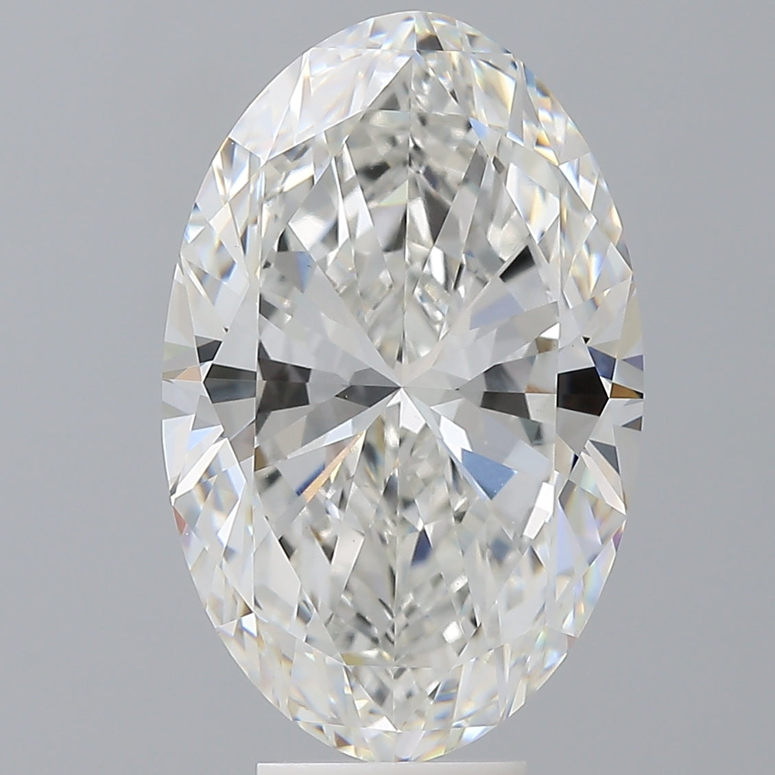 7.59 Carat Oval Shaped, Ideal Cut, F Color, VVS2 Clarity, IGI Certified Lab Grown Diamond