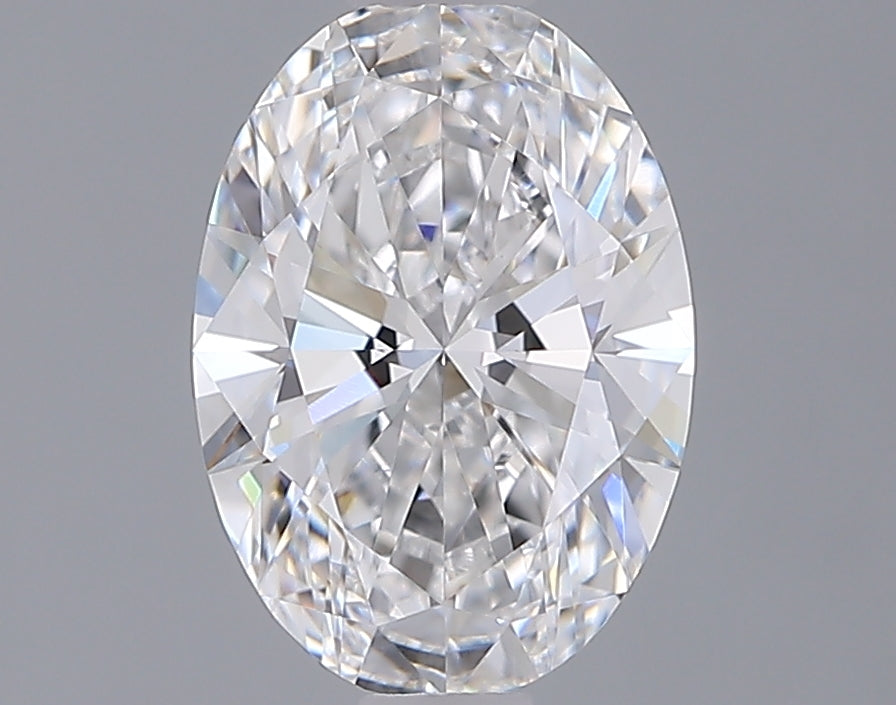 1.34 Carat Oval Shaped, Ideal Cut, E Color, IF Clarity, IGI Certified Lab Grown Diamond