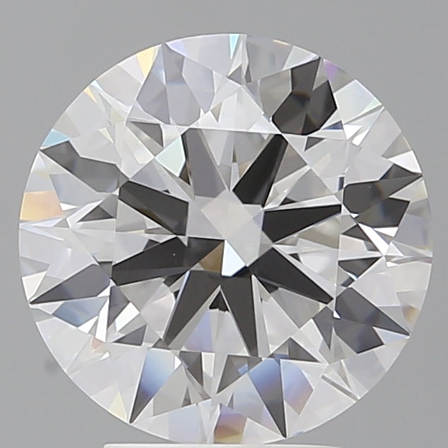 4.10 Carat Round Shaped, Ideal Cut, F Color, VVS2 Clarity, IGI Certified Lab Grown Diamond