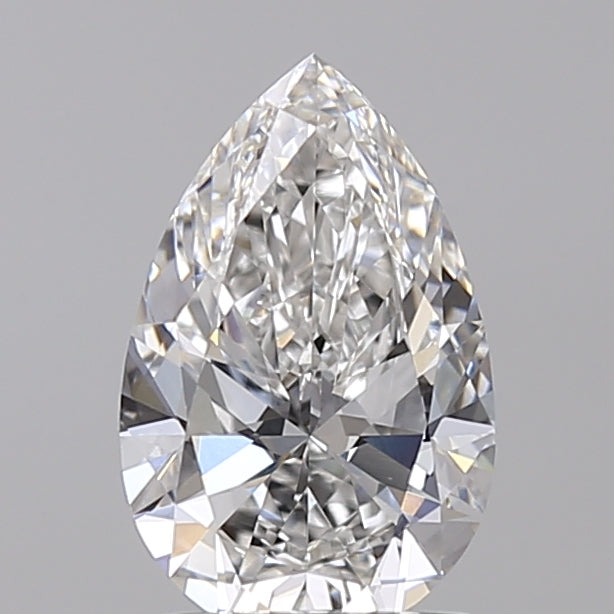 1.50 Carat Pear Shaped, Very Good Cut, E Color, VVS2 Clarity, IGI Certified Lab Grown Diamond
